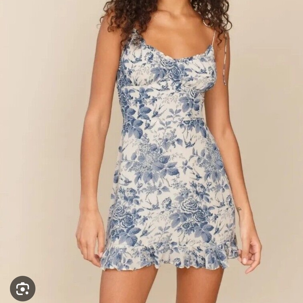 Reformation Esther dress in Pompadour